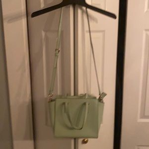 Late spade mint green pocketbook